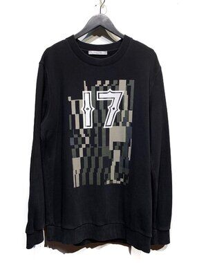 Givenchy Black "17" Graphic Printed Sweatshirt